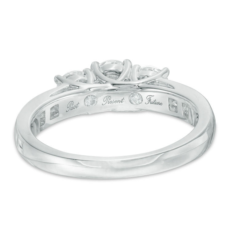 Platinum Hand Engraved Engagement Ring-size 6.5 (Past, Prese | Bluestone  Jewelry | Tahoe City, CA