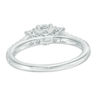 Thumbnail Image 2 of 3/4 CT. T.W. Diamond Past Present Future® Engagement Ring in 14K White Gold