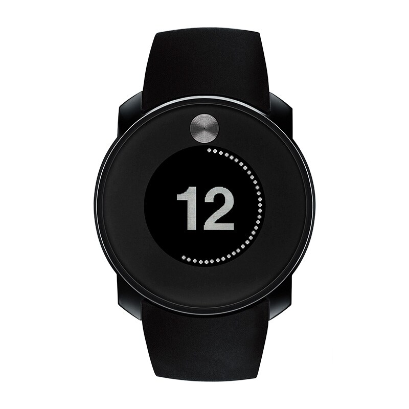 Main Image 1 of Men's Movado Bold® Strap Touch Watch with Black Dial (Model: 3600365)