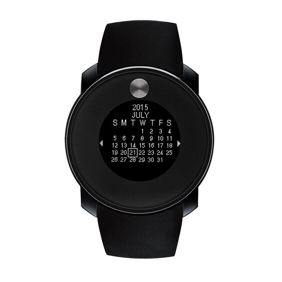 Men's Movado BoldÂ® Strap Touch Watch with Black Dial (Model: 3600365)