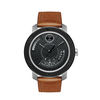 Thumbnail Image 1 of Men's Movado Bold® Dual-Time Strap Watch with Black Textured Dial (Model: 3600361)