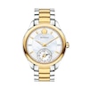 Thumbnail Image 1 of Ladies' Movado Motion Bellina Diamond Accent Two-Tone Chronograph Smart Watch with Mother-of-Pearl Dial (Model: 660005)