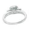 Thumbnail Image 3 of 1 CT. T.W. Princess-Cut Diamond Frame Past Present Future® Engagement Ring in 14K White Gold