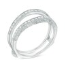 Thumbnail Image 2 of 1/4 CT. T.W. Diamond Vintage-Style Solitaire Enhancer in 14K White Gold