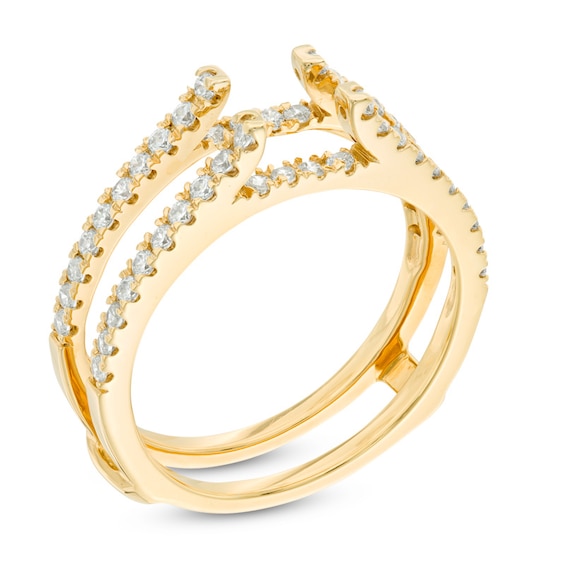 1/2 CT. T.w. Diamond Solitaire Enhancer in 14K Gold