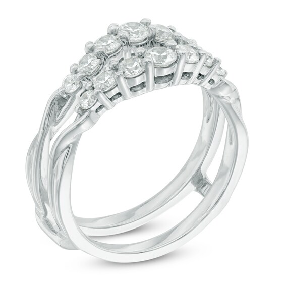 Celebration Ideal 7/8 CT. T.w. Diamond Solitaire Enhancer in 14K White Gold (I/I1)