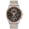 Thumbnail Image 1 of Men's Citizen Eco-Drive® World Chronograph A-T Two-Tone Watch with Black Dial (Model: AT8116-57E)
