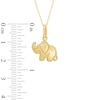 Thumbnail Image 1 of Elephant Pendant in 10K Gold