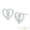 Thumbnail Image 1 of Infinity Heart® by Dana Michele Bold Stud Earrings in Sterling Silver