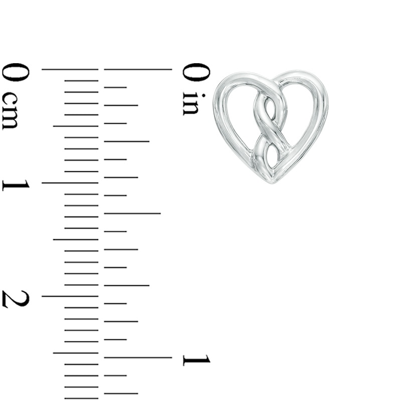 Infinity Heart® by Dana Michele Bold Stud Earrings in Sterling Silver
