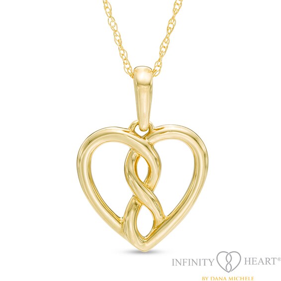 Infinity HeartÂ® by Dana Michele Bold Pendant in 10K Gold