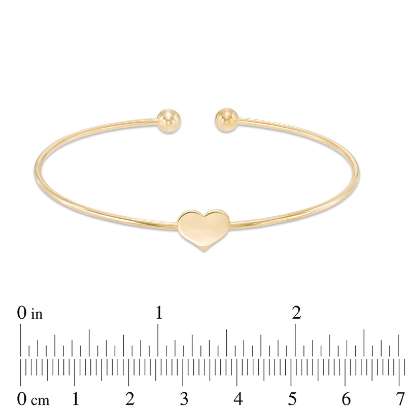 Main Image 2 of Heart Cuff in 10K Gold