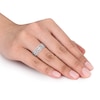 Thumbnail Image 3 of 0.095 CT. T.W. Diamond Vintage-Style Infinity Band in Sterling Silver