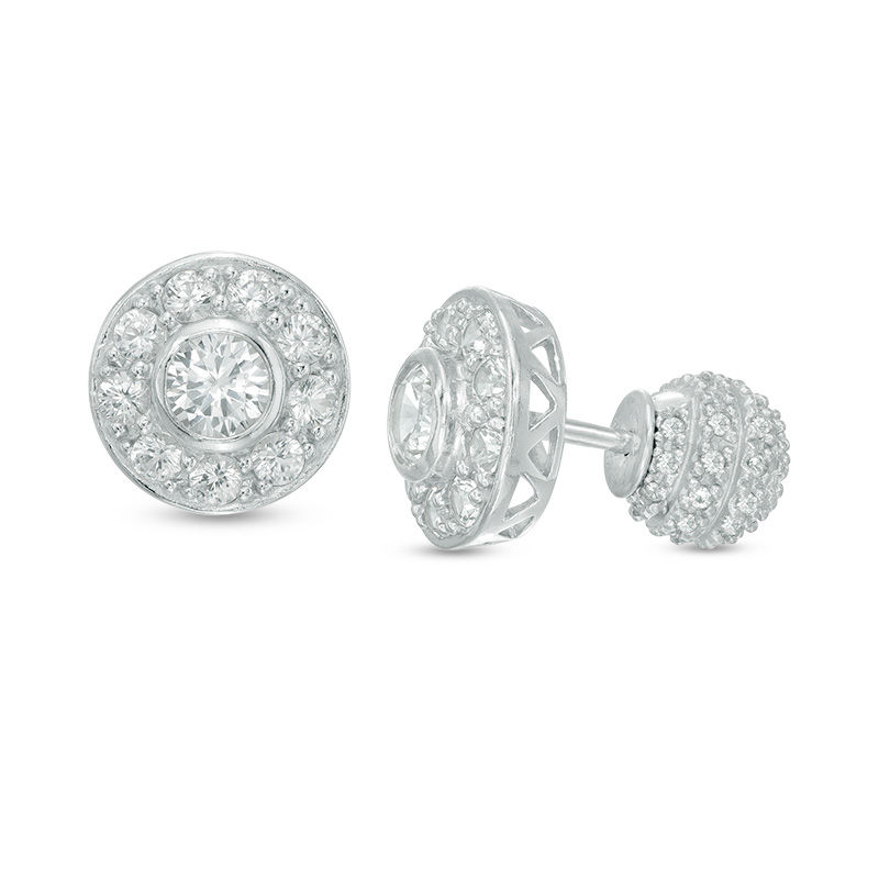 White sapphire earrings zales new arrivals