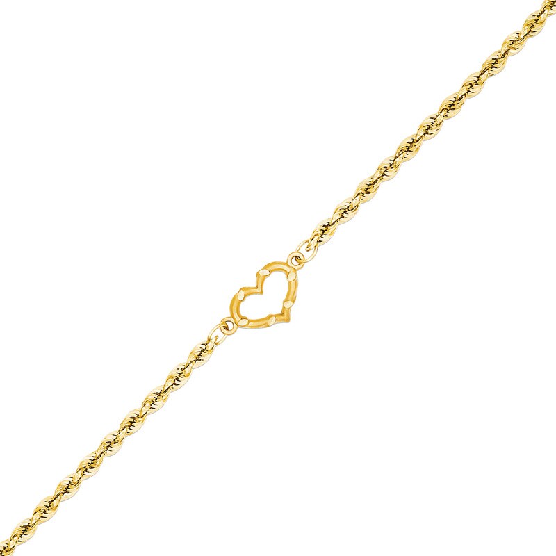 Minimalist Gold Thin Metal Hollow Heart Love Charm Size 6 7 8 9 10