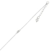 Thumbnail Image 0 of Diamond-Cut Mirror Bead Anklet in 14K White Gold - 10"