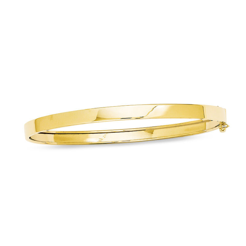 5.0mm Flexible Bangle in 14K Gold 8.0