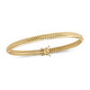 Thumbnail Image 0 of 5.0mm Textured Flexible Bangle in 14K Gold - 8.0"