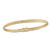 Thumbnail Image 0 of 4.25mm Diamond-Cut Flexible Bangle in 14K Gold - 8"