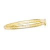 Thumbnail Image 0 of 4.75mm Lattice Flexible Bangle in 14K Gold