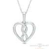 Thumbnail Image 1 of Infinity Heart® by Dana Michele Bold Pendant in 10K White Gold