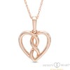 Thumbnail Image 1 of Infinity Heart® by Dana Michele Bold Pendant in 10K Rose Gold