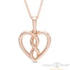 Thumbnail Image 0 of Infinity Heart® by Dana Michele Bold Pendant in 10K Rose Gold