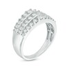 Thumbnail Image 1 of 1 CT. T.W. Diamond Three Row Tiered Band in 14K White Gold