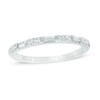 Thumbnail Image 1 of 1/4 CT. T.W. Baguette and Round Diamond Anniversary Band in 14K White Gold
