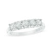 Thumbnail Image 1 of 1/3 CT. T.W. Diamond Five Stone Anniversary Band in 10K White Gold