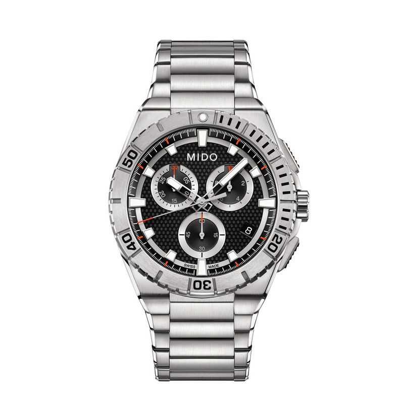 Men's MIDO® Ocean Star Chronograph Watch with Black Dial (Model