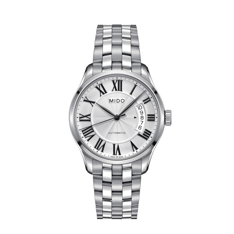 Men's MIDO® Belluna II Automatic Watch with Silver-Tone Dial (Model: M024.407.11.033.00)