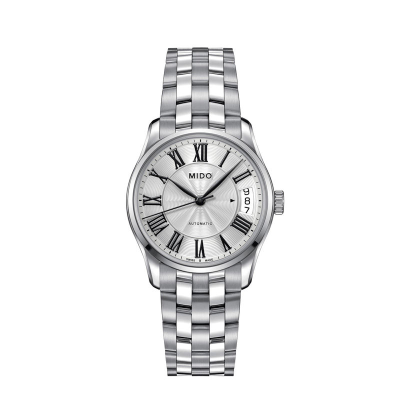 Ladies' MIDO® Belluna II Automatic Watch with Silver-Tone Dial (M024.207.11.033.00)