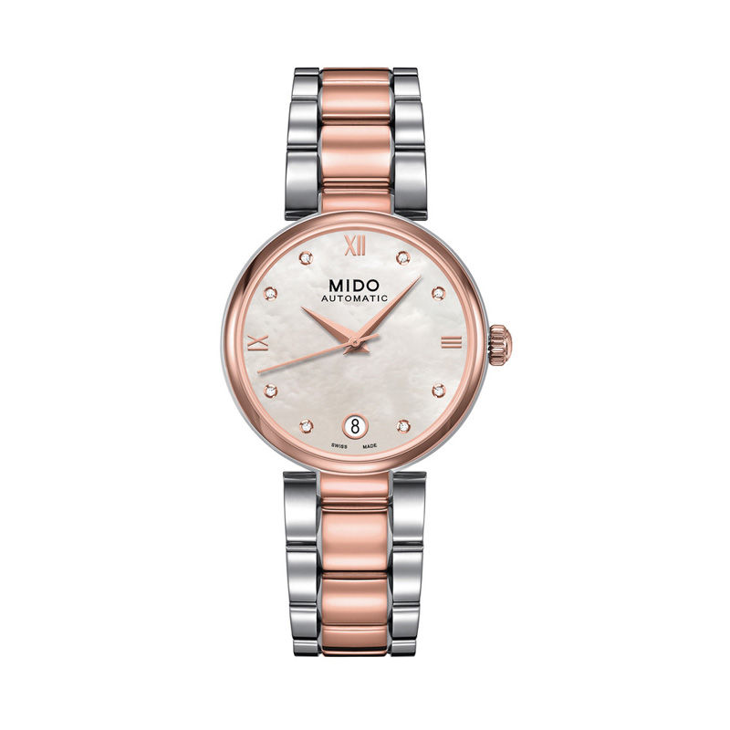 Main Image 1 of Ladies' MIDO® Baroncelli Automatic Two-Tone Watch with Mother-of-Pearl Dial (Model: M022.207.22.116.00)