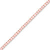Thumbnail Image 1 of Lab-Created Pink Opal Line Bracelet in Sterling Silver with 18K Rose Gold Plate - 7.25"