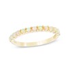 Thumbnail Image 1 of Lab-Created Opal Band in 10K Gold