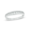 Thumbnail Image 1 of 3/8 CT. T.W. Diamond Two Row Anniversary Band in 14K White Gold