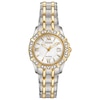 Thumbnail Image 1 of Ladies' Citizen Eco-Drive® Diamond Accent Two-Tone Watch with White Dial (Model: EW2364-50A)