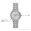 Thumbnail Image 1 of Ladies' Citizen Eco-Drive® Silhouette Crystal Watch with Silver-Tone Dial (Model: EW2340-58A)