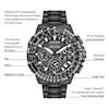 Thumbnail Image 2 of Men’s Citizen Eco-Drive® Promaster Navihawk Satellite Wave Chronograph Watch with Black Dial (Model: CC9025-85E)