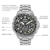 Thumbnail Image 2 of Men’s Citizen Eco-Drive® Promaster Navihawk Satellite Wave Chronograph Watch with Grey Dial (Model: CC9030-51E)