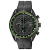 Thumbnail Image 0 of Men's Drive from Citizen Eco-Drive® Black IP Chronograph Strap Watch with Black Dial (Model: CA0595-11E)