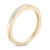 Thumbnail Image 1 of 1/15 CT. T.W. Diamond Channel Anniversary Band in 10K Gold