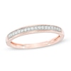 Thumbnail Image 1 of 1/15 CT. T.W. Diamond Channel Anniversary Band in 10K Rose Gold