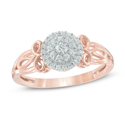 Zales Pear Shaped Diamond Engagement Ring In 14k Rose Gold | forum.iktva.sa