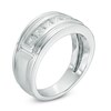 Thumbnail Image 2 of 1-1/2 CT. T.W. Square-Cut Diamond Band in 10K White Gold