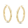 Thumbnail Image 0 of 3.0 x 30mm Hoop Earrings in 14K Gold