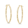 Thumbnail Image 0 of 1.5 x 25mm Hoop Earrings in 14K Gold