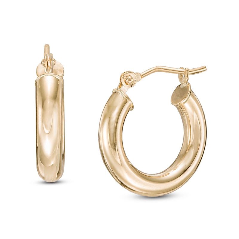Main Image 1 of 15mm Hoop Earrings in 14K Gold