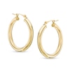 Thumbnail Image 0 of 3.0 x 25mm Hoop Earrings in 14K Gold